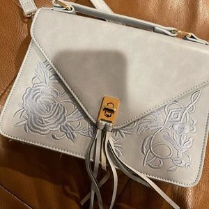 Baby blue crossbody/handbag